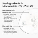 The Ordinary Niacinamide 10% + Zinc 1%, Smoothing Serum for Blemish-Prone Skin, 1 Fl Oz